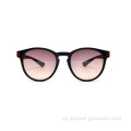 Famoso Bom Frame com Lentes Multiply Colors TR90 Óculos de sol redondos